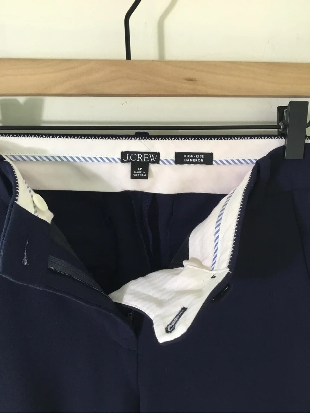 J Crew Navy High Rise Cameron Four Season Stretch Pants 6P